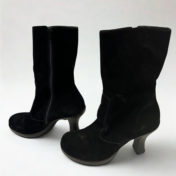 Gianni Bini Black Heeled Boots - Picture 2 of 4